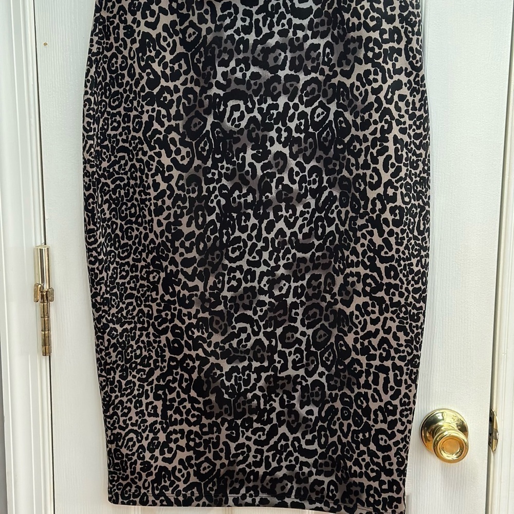 Apt 9 Cheetah, Leopard Print Black Silver Grey Si… - image 3